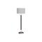 Monarch Specialties Lighting, 60''h, Floor Lamp, Nickel Metal, Grey Shade, Contemporary I 9748 - alternate 3