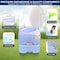 Serenelife 4 Gal Portable Camping Toilet For Adults, 100+ Flushes, Porta Potty Camp Toilet with Phone Holder SLCATL220 - alternate 4