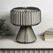 Jonathan Y Zelda 12.8" Modern Art Deco Paper Pleated Shade Accent LED Table Lamp, Black/Off-White JYL9107C - alternate 8