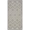 Homeroots 2' X 4' Silver And Gray Geometric Indoor Outdoor Area Rug 573843 - alternate 1