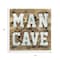Homeroots 16" X 16" Brown And Gray Man Cave Wood And Metal Wall Decor 635992 - alternate 5