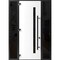 Vdomdoors Steel Door Dekton 0163 Ardesia Nero 96вЂќ/ 2 Side Exterior Windows Sidelites/ Entry Door Painted W1 DEKTON0163EXD-ARD-W14+36+14xH96-RH-I - alternate 4