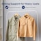 Serenelife Wooden Coat Hangers, Durable Suit Hangers w/ 360 Deg Swivel Hook and Notches, Slim Design, 20PK SLHWD20 - alternate 4