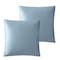 Homeroots Blue Queen Polyester 220 Thread Count Washable Duvet Cover Set 529041 - alternate 7
