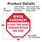 Signmission Whoa Pardner! Closed Toes Shoes Req, 10 Inch X 10 Inch, Aluminum Metal Signs OC-A-10-40 - alternate 6