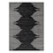 World Rug Gallery Bohemian Stripe Stain Resistant Area Rug 3 ft x 5 ft Black 385BLACK3X5 - alternate 10