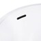 Kingston Brass 72" Acrylic Oval Single Slipper Freestanding Tub with Drain, Glossy White/Matte Black VTRS723228C310 - alternate 5