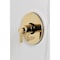 Kingston Brass Single-Handle Pressure Balanced Shower Faucet, Polished Brass KB6332NDLSO - alternate 5