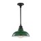 Jonathan Y Jasper 12.3 in. 1-Light Farmhouse Industrial Indoor/Outdoor Iron LED Pendant, Green JYL7611F - alternate 8