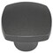 Laurey 1 1/2" Square Knob, Aventura, Matte Grey 74432 - alternate 1