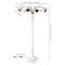 Jonathan Y Vivian 61" 10-Light Mid-Century Modern Iron Medusa Multi Head LED Floor Lamp, White/Brass Gold JYL3096A - alternate 9