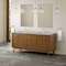 James Martin Vanities Laurent 72" Double Vanity, Honey Oak w/ 3 CM Victorian Silver Silestone Top 545-V72-HNO-3VSL - alternate 10