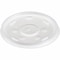 Dart Lid for 6 to 14 oz. Hot/Cold Cup, Flat, Identification Buttons, Straw Slot, Clear, Pk1000 12SL - alternate 1