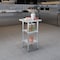 Amgood 20in D x 20in L Stainless Steel Table, Two Undershelves AMG WT-2020-2SH-Z - alternate 9