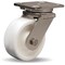 Hamilton Stainless Steel Workhorse Swivel Caster, 5" x 2" Aqualite, Polyolefin (75D) Wheel S-WHS-5AZ - alternate 1