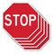 Signmission Stop, 10 inch X 10 inch, Aluminum Metal Signs, 5PK OC-A-5Pack-10-315 - alternate 1