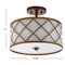 Jonathan Y Elizabeth 13.25" Metal LED Flush Mount, Gold/White JYL3505A - alternate 8