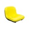 Uni Pro 132 Bucket Seat, Hinged Pan, Yellow Vinyl 8280 - alternate 7