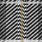 Homeroots 8' Black Gold And Gray Round Plaid Washable Indoor Outdoor Area Rug 596311 - alternate 6