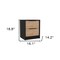 Homeroots Three Piece Brown and Black Bedroom Set 530257 - alternate 14