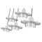 Z-Lite Ludo Brushed Nickel 5 Light Linear Chandelier 829P12-5L-BN-LED - alternate 6