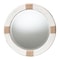 Bali & Pari Makya Round Woven Rope Mirror - Mirror with White Fabric and Woven Jute Accents for Wall Decor 259-14226-ZORO - alternate 1