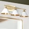 Jonathan Y Yvette 3-Light 25" Metal Vanity Wall Light, White/Gold JYL9014A - alternate 5