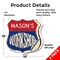 Signmission Mason's Workshop, 18 inch X 18 inch, Vinyl Decal, 2PK SHI-D-2PACK-18-489-MASON - alternate 5