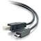 C2G 3ft USB 2.0 USB-C to USB-B Cable M/M - Black 28858 - alternate 1