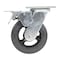 Vestil Rubber Swivel With Total Brake Caster 6 In. Diameter 2 In. Width 507 Lb. Capacity Black CST-VE-6X2MR-SWTB - alternate 9