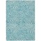 Homeroots 5' X 8' Teal Blue And Ivory Abstract Washable Indoor Outdoor Area Rug 599017 - alternate 9