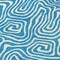 Homeroots 8' Teal Blue And Ivory Round Abstract Washable Indoor Outdoor Area Rug 599762 - alternate 6