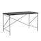Martha Stewart 23.5 in. D X 47.25 in. W X Engineered Wood, Steel, Black Top/Oil Rubbed Bronze Frame XU-DK-4-BK-MS - alternate 1