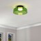 Jonathan Y Kalmar 12" Modern Minimalist Iron/Glass Dimmable Integrated LED Flush Mount, Green/Black JYL7153B - alternate 12