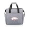 Picnic Time Family Of Brands NCAA Arkansas Razorbacks On The Go Lunch Bag Cooler - Soft Cooler Lunch Box, Heathered Gray 510-00-105-034-0 - alternate 1