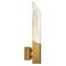 Cwi Lighting Petra Integrated LED 22in Brass Wall Light with Handcrafted Glass 1723W22-1-624 - alternate 8