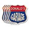 Signmission Donald's Garage, 12 inch X 12 inch, Aluminum Metal Sign, 5PK SHI-A-5Pack-12-383-DONALD - alternate 1