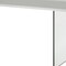 Homeroots 79" White And Clear Rectangular Manufactured Wood And Glass Dining Table 486030 - alternate 6