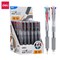 Deli Retractable Ballpoint 0.7mm, Assorted Ink, Soft Grip, 36PK EQ182 - alternate 1