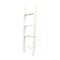 Homeroots 4 Step Rustic White Wood Ladder Shelf 380340 - alternate 7