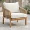 Alaterre Furniture Alaterre Lusso Outdoor Patio Chair with Cushions and Rope Accent Natural Finish Design 80-OUTD-LUSSO-CH - alternate 7