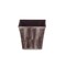 Homeroots 7in Brown and Ivory Textural Tone On Tone Recycled Plastic Indoor Outdoor Square Pot Planter 488264 - alternate 1