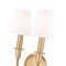 Z-Lite Tova Rubbed Brass 2 Light Wall Sconce 3049-2S-RB - alternate 7