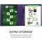 Samsill View Binder, 1", Purple, 225 Sheet Cap, PK2 U86308 - alternate 6