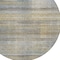 Homeroots 8' Khaki Tan And Beige Round Striped Washable Indoor Outdoor Area Rug 588060 - alternate 7