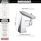 Delta Trillian Single Handle Bathroom Faucet 543-PR-LPU-DST - alternate 3
