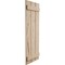 Ekena Millwork Rustic Three Board Spaced Board-n-Batten Hand Hewn Faux Wood Shutters, 17 1/2W x 46H, PR SHUBSS17X46HHPR - alternate 15
