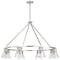 Nuvo Gianna, 8 Light Chandelier, Brushed Nickel Finish, Clear Glass 60/8336 - alternate 7
