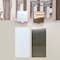5Seconds Brand Revsible Wall Guard for Hand Dryer, Alum Wall Splash Guard, Adhesive Tape Strips, White&Grey Clr 111993 - alternate 7