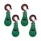 Mytee Products 4 Pk Snatch Block with Shackle WLL 8 Ton, 3/4in Wire Rope x 6in Sheave Wrecker Recovery, 4PK SB6-8x4 - alternate 1